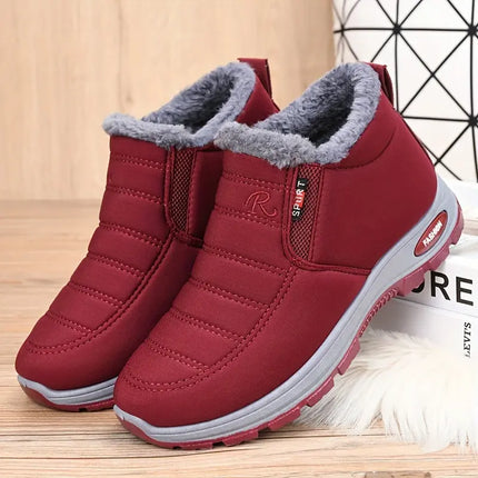 Women'S Thickened Fleece Shoes And Boots for Casual Wear. HEBDO