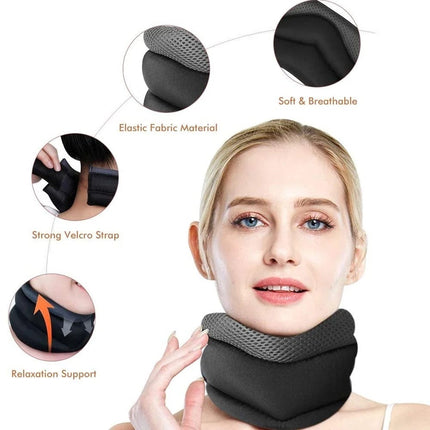 Upgraded Neck Brace Foam Cervical Collar For Pain Relief And Pressure In Spine Adjustable Neck Support HEBDO STORE