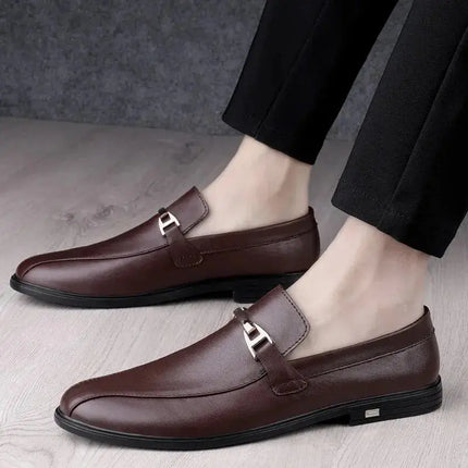 High Quality Comfy Genuine Leather Business Shoes Leather Loafers Mens Casual Shoes Luxury Brand Mens Office Formal Dress Shoes - Premium  from FRANTZDOL STORE  - Just $65! Shop now at FRANTZDOL STORE 