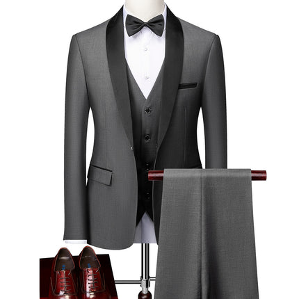 Business Casual Suits Men's Wedding Groom Dresses Pavilion Slim Fit HEBDO STORE