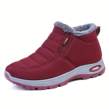 Women'S Thickened Fleece Shoes And Boots for Casual Wear. HEBDO