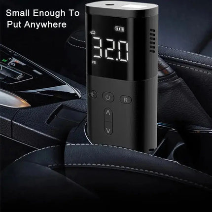 EAFC Wireless Car Tire Inflator Rechargeable Mini Electric Air Compressor Inflatable Air Pump with LED Lamp Power Bank Function - Premium  from FRANTZDOL STORE  - Just $41.97! Shop now at FRANTZDOL STORE 