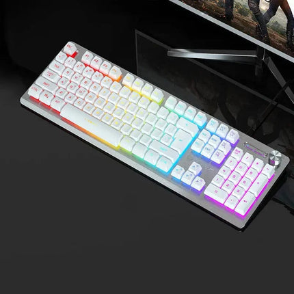 Wolftu Outer Code Spot Supports Usb Mixed Color Mechanical Axis Gaming Wired Keyboard - Image #4