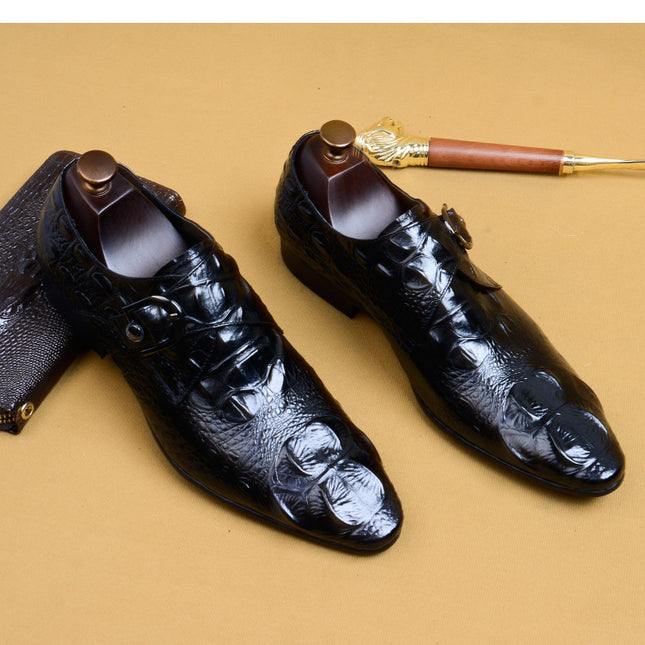 Men's Business Suit Leather Shoes HEBDO STORE