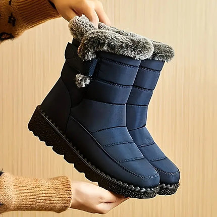 Women's Winter Fleece Snow Boots HEBDO