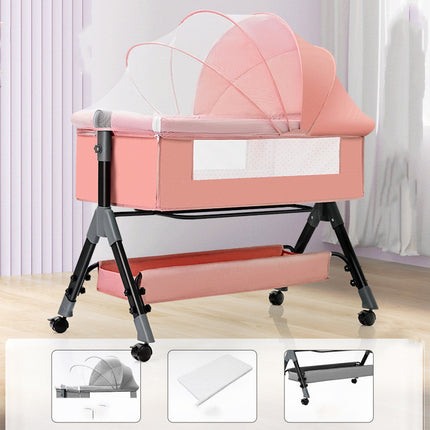 Baby Splicing Portable Multifunctional Mobile Folding Cradle Bed HEBDO STORE