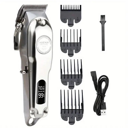 Professional T-Blade Hair Clippers For Men Cordless Hair Cutting Kit Rechargeable Beard Trimmer With LED Display - Premium  from FRANTZDOL STORE  - Just $55! Shop now at FRANTZDOL STORE 