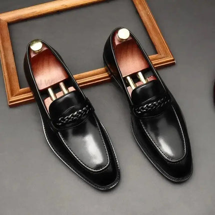 Luxury Men's Italy Loafers Genuine Leather Male Casual Office Business Dress Shoes For Men Fashion Party Wedding Formal Footwear - Premium  from FRANTZDOL STORE  - Just $135! Shop now at FRANTZDOL STORE 