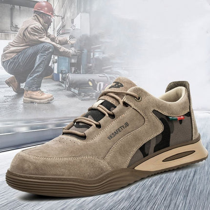 Pigskin Labor Protection Shoes Are Breathable And Wear-resistant HEBDO STORE