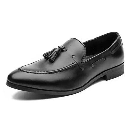 Fashion Men Brown Boat Shoes Pointed Toe Tassel British Stylish Black Office Career Leisure Party Dress Zapatos - Premium  from FRANTZDOL STORE  - Just $75! Shop now at FRANTZDOL STORE 