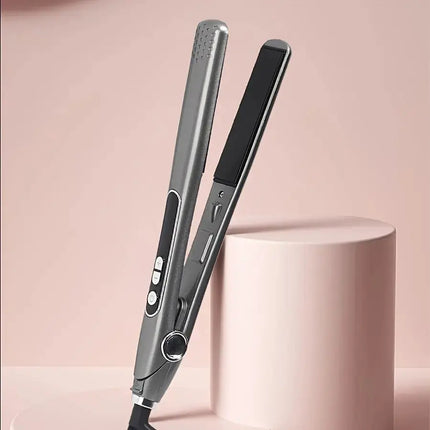 LCD Hair Straightener Flat Iron With Stepless Speed Regulation And 60 Minute Timed Shutdown - Perfect For All Hairstyles - Premium  from FRANTZDOL STORE  - Just $45! Shop now at FRANTZDOL STORE 