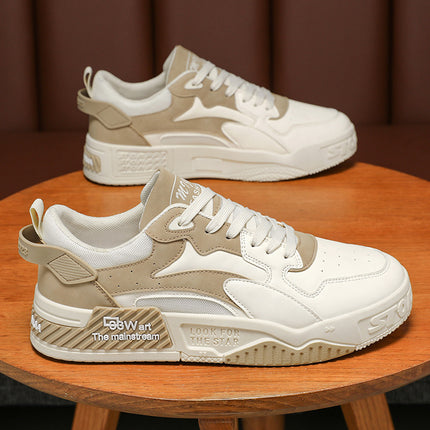 New Breathable White Shoes For Men HEBDO STORE