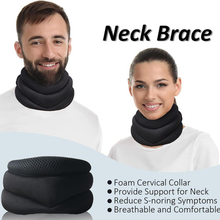 Upgraded Neck Brace Foam Cervical Collar For Pain Relief And Pressure In Spine Adjustable Neck Support HEBDO STORE