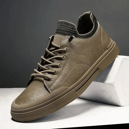 Luxury Brand Men Leather Casual Shoes Italian Fashion Breathable Sports Shoes High Quality Men Formal Shoes Outdoor Dress Flats - Premium  from FRANTZDOL STORE  - Just $70! Shop now at FRANTZDOL STORE 