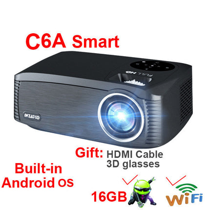 New Smart Android Electronic School Shape HD 1080P 4K Projector HEBDO STORE