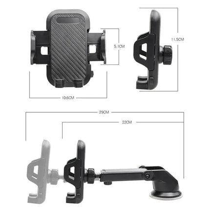 Phone Holder for Car Truck Drivers Universal Upgraded Handsfree Stand Dash Windshield Air Vent Mobile Phone Mount Stand - Premium  from FRANTZDOL STORE  - Just $22.99! Shop now at FRANTZDOL STORE 