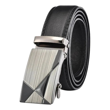 Men Belts Automatic Buckle Belt PU Leather High Quality For Men Leather Strap Casual For Jeans - Premium  from FRANTZDOL STORE  - Just $19.99! Shop now at FRANTZDOL STORE 