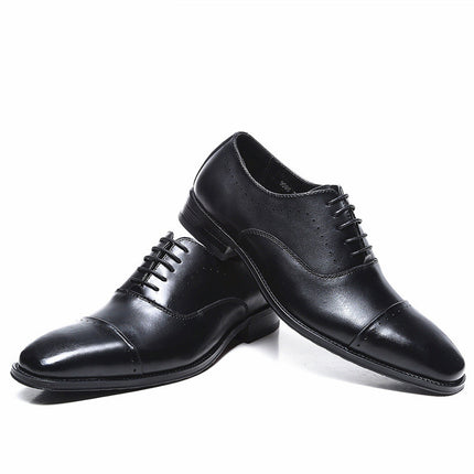 Men's Business Suit Leather Casual Shoes HEBDO STORE