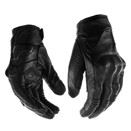 Motorcycle leather gloves HEBDO STORE