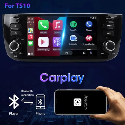 JMCQ 2 Din Android 12 Car Stereo Radio Multimedia For Fiat Linea Punto evo 2012-2015 Video Player 2Din Navigation GPS Carplay - Premium  from FRANTZDOL STORE  - Just $215! Shop now at FRANTZDOL STORE 