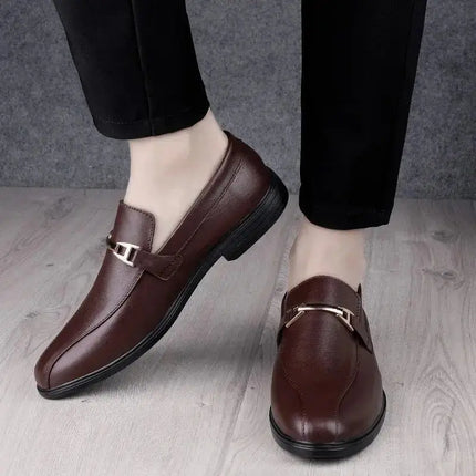 High Quality Comfy Genuine Leather Business Shoes Leather Loafers Mens Casual Shoes Luxury Brand Mens Office Formal Dress Shoes - Premium  from FRANTZDOL STORE  - Just $65! Shop now at FRANTZDOL STORE 