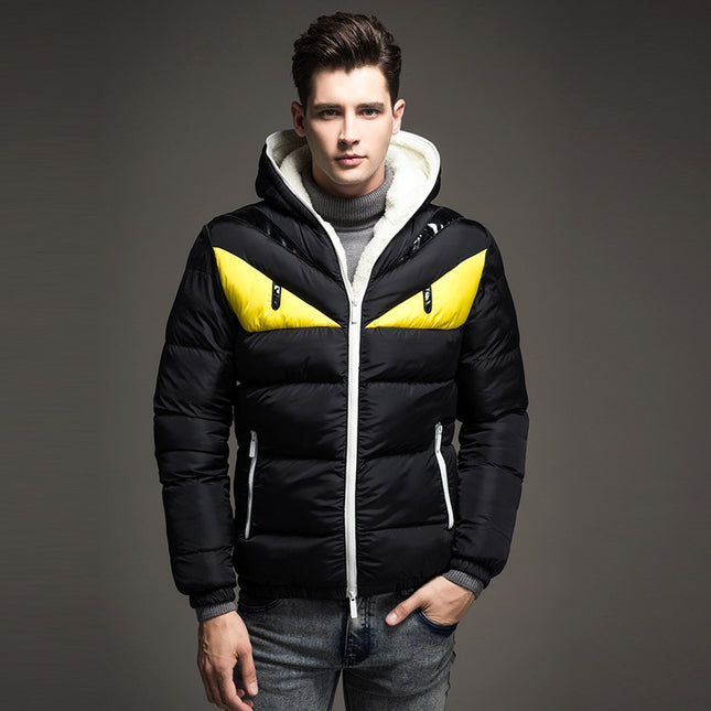 Men's Hooded Cotton Jacket HEBDO STORE