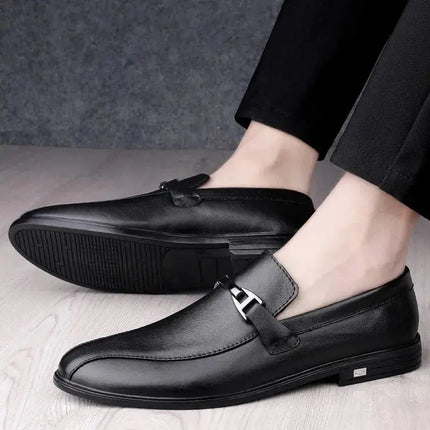 High Quality Comfy Genuine Leather Business Shoes Leather Loafers Mens Casual Shoes Luxury Brand Mens Office Formal Dress Shoes - Premium  from FRANTZDOL STORE  - Just $65! Shop now at FRANTZDOL STORE 