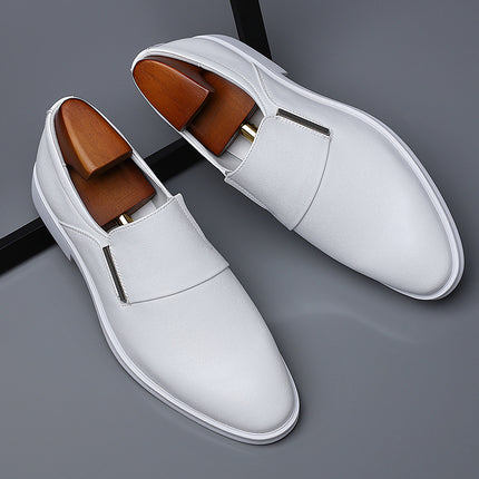 Men's Genuine Leather Breathable New Formal Business Casual Shoes HEBDO STORE