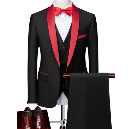 Business Casual Suits Men's Wedding Groom Dresses Pavilion Slim Fit HEBDO STORE