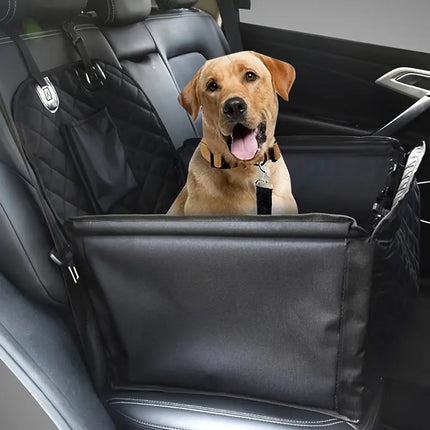 1pc Car Single Seat Pet Mat, Waterproof Pet Car Mat, All-inclusive Wear-resistant Cushion Box for Dogs HEBDO