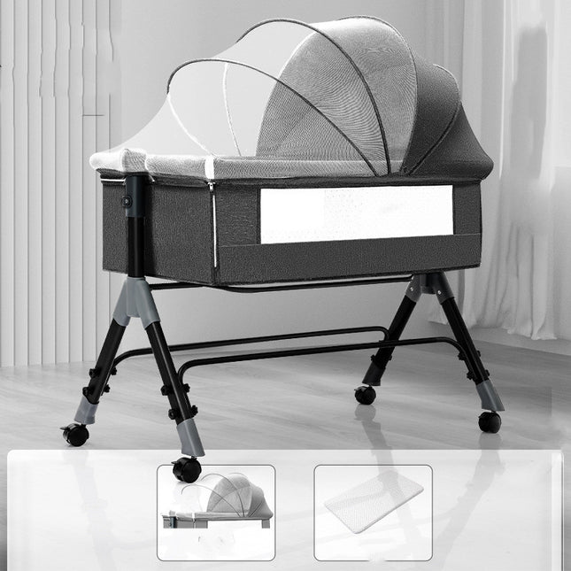 Baby Splicing Portable Multifunctional Mobile Folding Cradle Bed HEBDO STORE