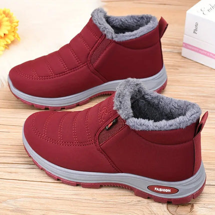 Women'S Thickened Fleece Shoes And Boots for Casual Wear. HEBDO