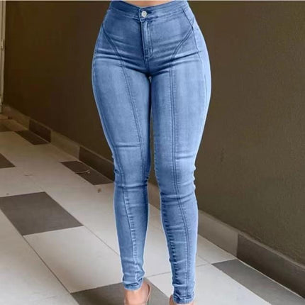 Women's Skinny Jeans High Waist HEBDO STORE