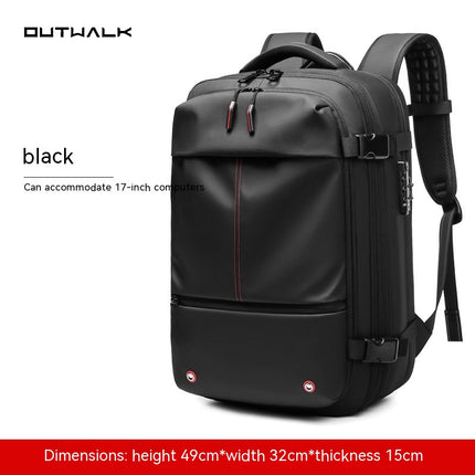 Travel Backpack Men's Business Multifunction Computer Bag Vacuum Compression Large-capacity Backpack HEBDO STORE