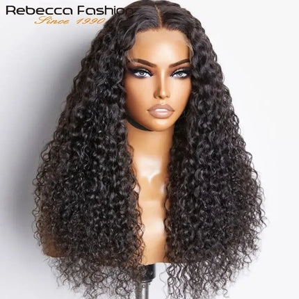 180D 20" Only Deep Wave Curly Lace Front Human Hair Bob Wigs Part Lace Wig Pre Plucked Transparent Brazilian Deep Curly Bob Wigs - Image #4