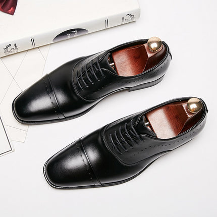 Men's Business Suit Leather Casual Shoes HEBDO STORE