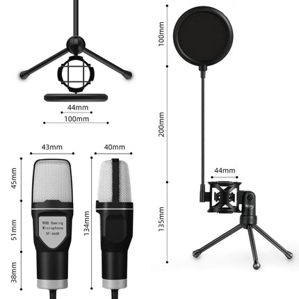 Desktop Microphone Live Conference Microphone HEBDO STORE