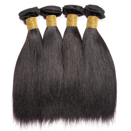 Wholesale Hair Raw Indian Straight Human Hair Bundles Natural Black For Women Bone Straight Hair Extensions 2/3 Bundles Deal HEBDO STORE