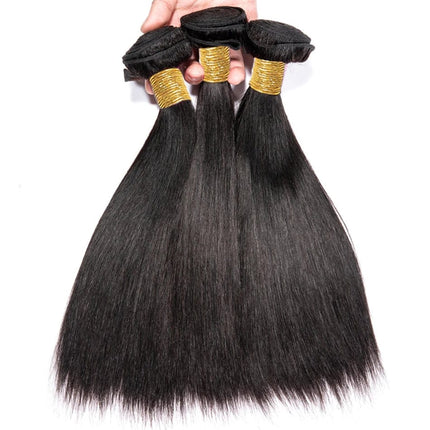 Wholesale Hair Raw Indian Straight Human Hair Bundles Natural Black For Women Bone Straight Hair Extensions 2/3 Bundles Deal HEBDO STORE