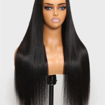 UNice 7x5 Bye Bye Knots Wig Pre Cut Bleached Straight Human Hair Lace Front Wig Ready To Wear Go Glueless Wig With Baby Hair HEBDO STORE