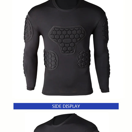 Professional goalkeeper armor uniforms football goalkeeper jerseys thicken EVA sponge elbow goalkeeper sports uniforms HEBDO STORE