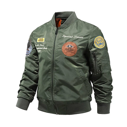 MA1 Bomber Astronaut Jacket Coat Men 2021 New Spring Autumn Fashion Casual Baseball Jacket Men Army Tactics Military Jacket Men HEBDO STORE