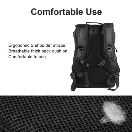 K&F CONCEPT Large Capacity Camera Backpack Waterproof Multifunctional Travel Bag for Canon Nikon Sony Photography Camera Bag HEBDO STORE