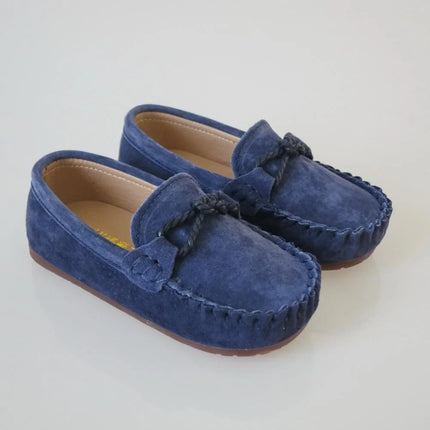 Boys Girls Shoes Moccasins Soft Kids Loafers Children Flats Casual Boat Shoes Children's Wedding Leather Shoes autumn Fashion HEBDO STORE