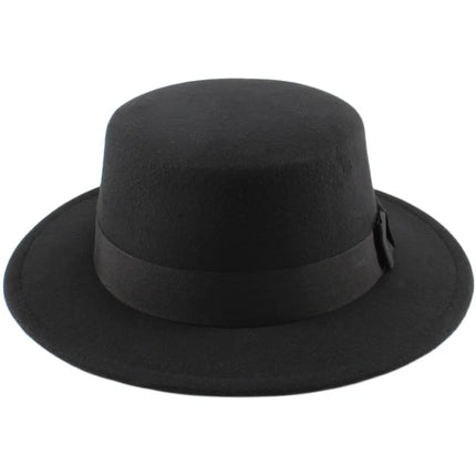 New Fashion Ladies Wool Cylinder Fedora HEBDO STORE