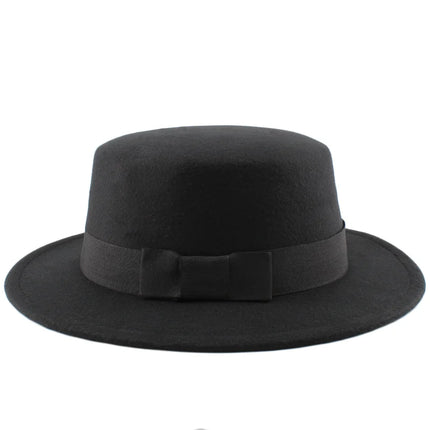 New Fashion Ladies Wool Cylinder Fedora HEBDO STORE