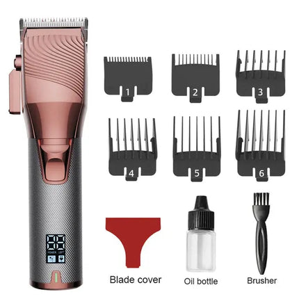 Professiona Salon Recharge Beard Trimmer Better Than 8 Clipper forceful 70K shaver T-blade Close Cutting Zero Gapped Hair Cutter HEBDO STORE