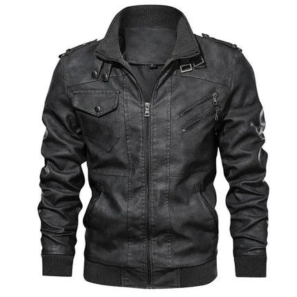 Men's Leather Jackets Autumn hiver HEBDO