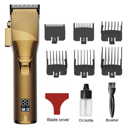 Professiona Salon Recharge Beard Trimmer Better Than 8 Clipper forceful 70K shaver T-blade Close Cutting Zero Gapped Hair Cutter HEBDO STORE