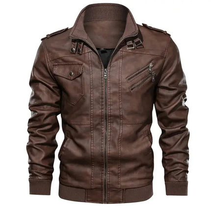 Men's Leather Jackets Autumn hiver HEBDO